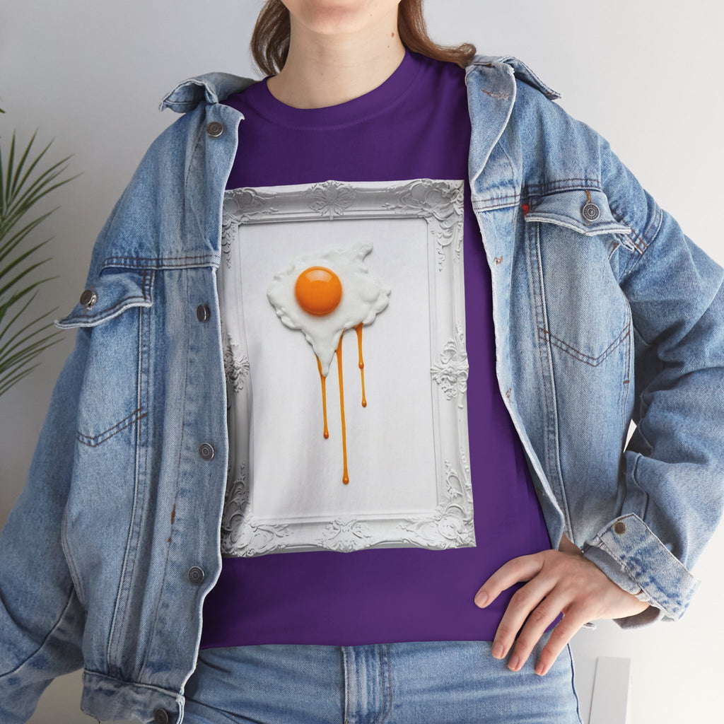 Artful Drip Fried Egg — T‑Shirt