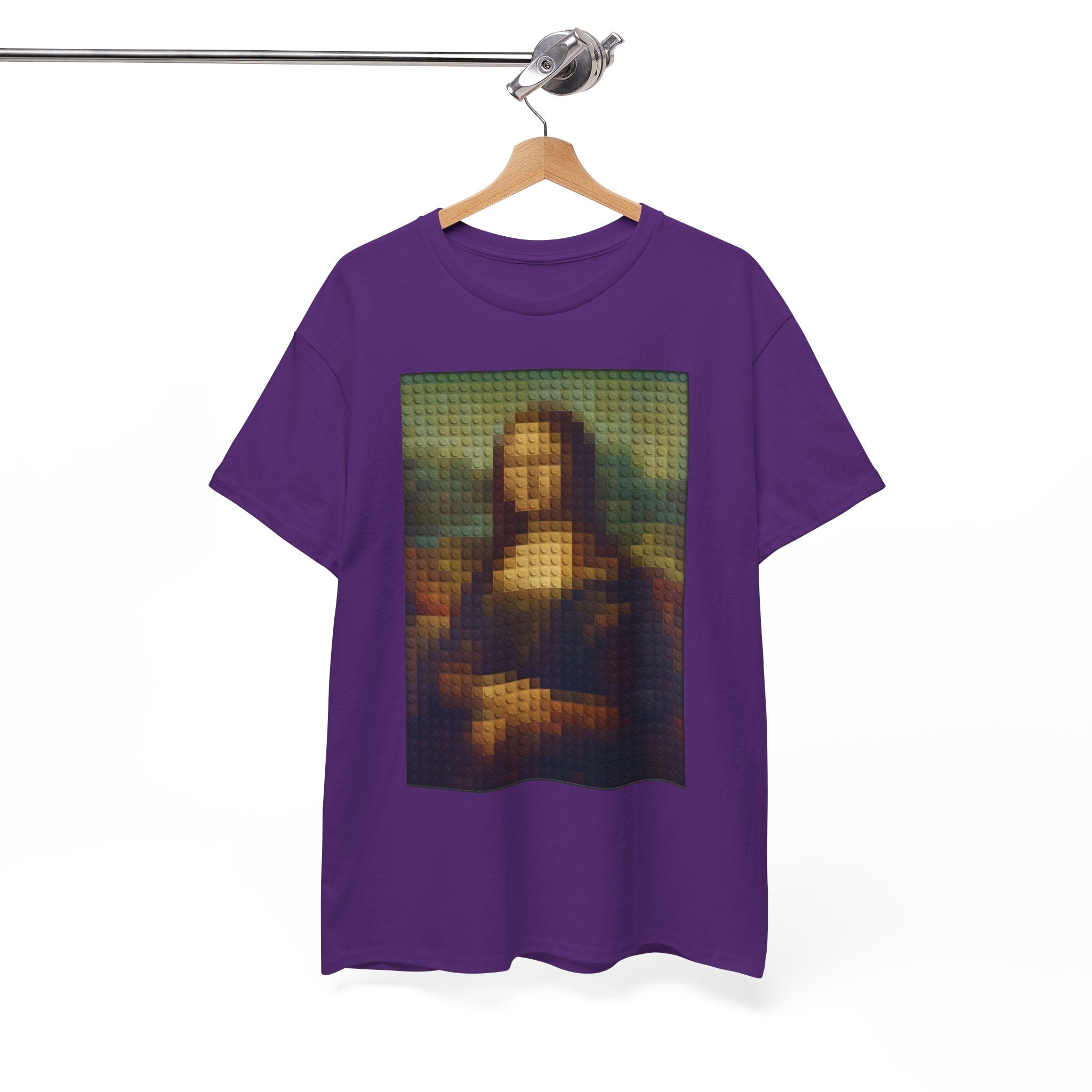 Pixelated Mona Lisa - T‑Shirt