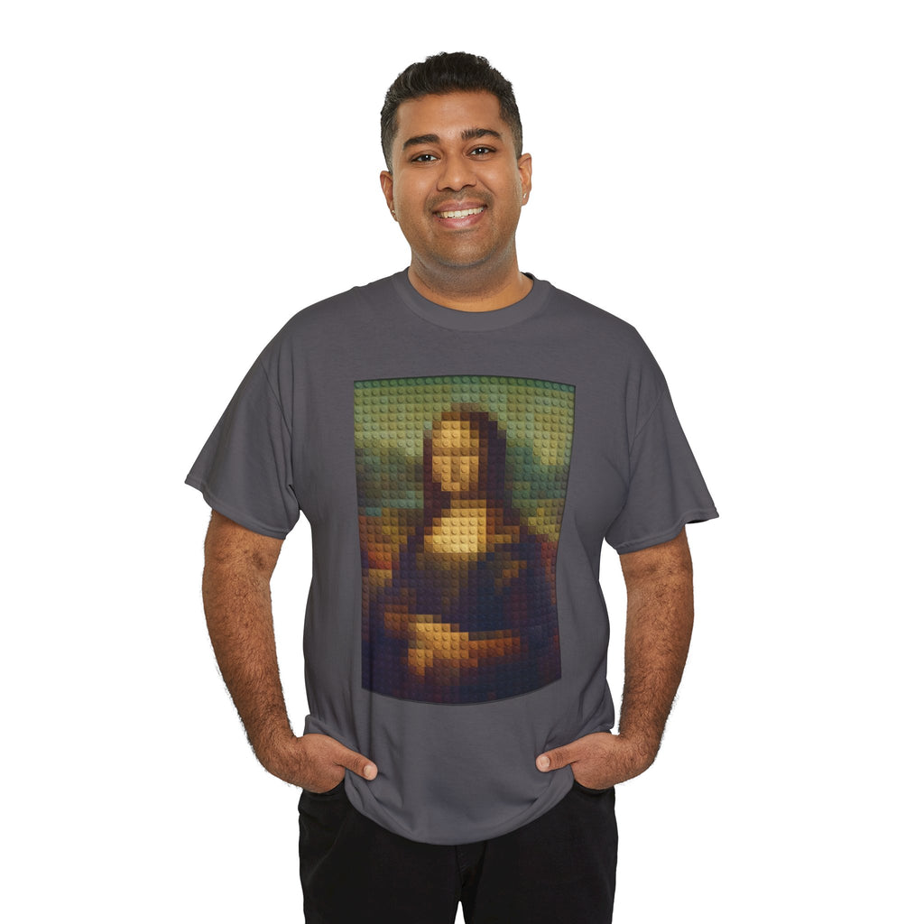 Pixelated Mona Lisa - T‑Shirt