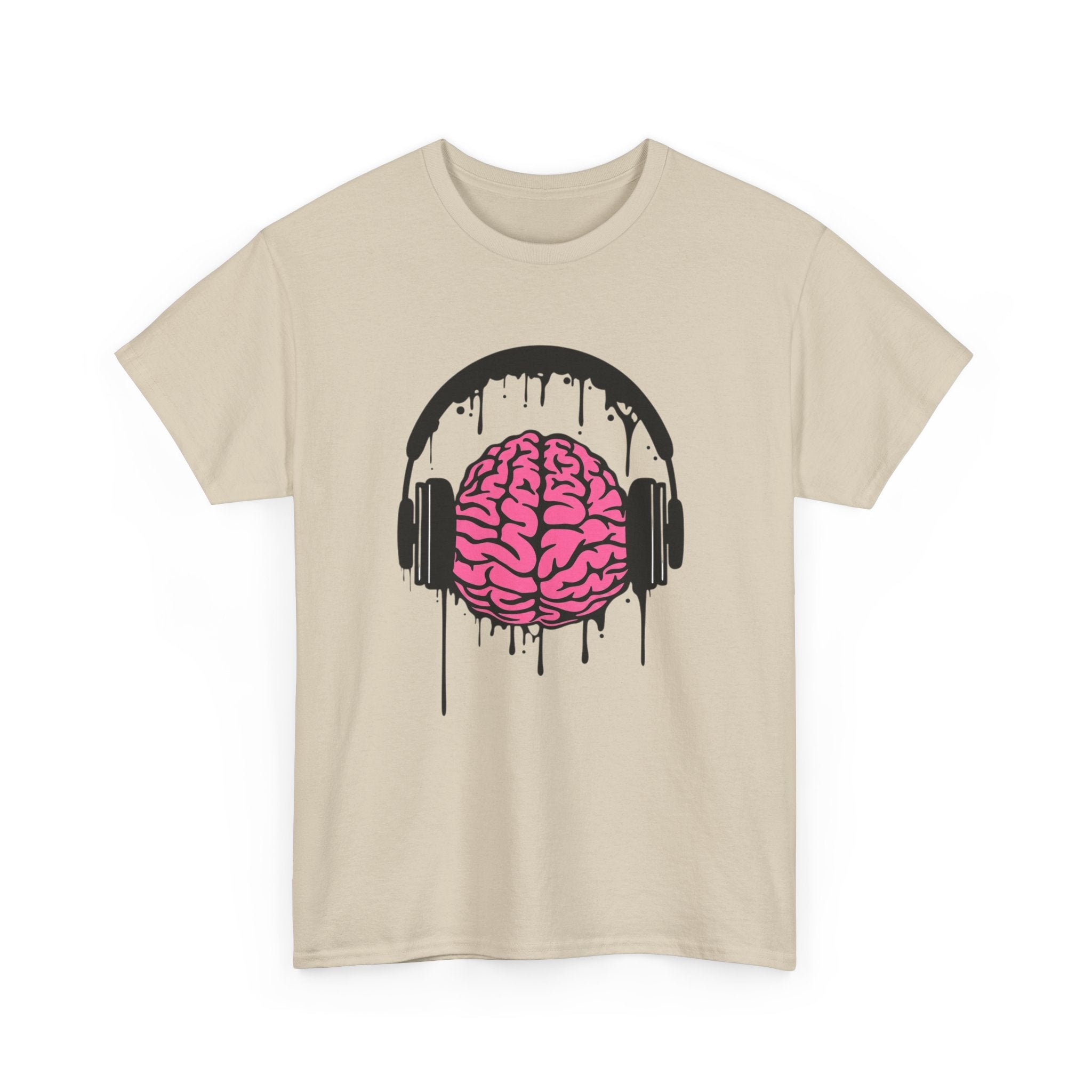 Music Lover Dripping Brain — T-Shirt