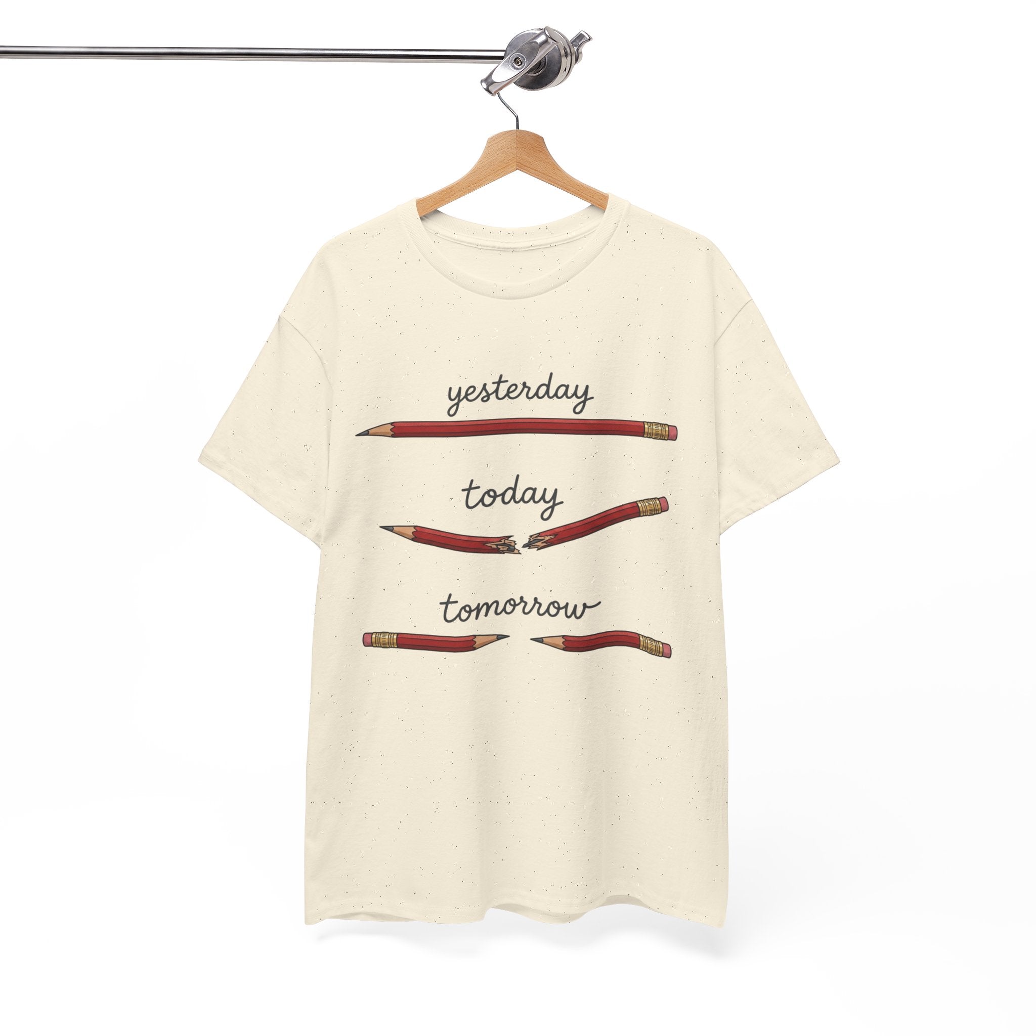 "yesterday, today, tomorrow" — Tshirt