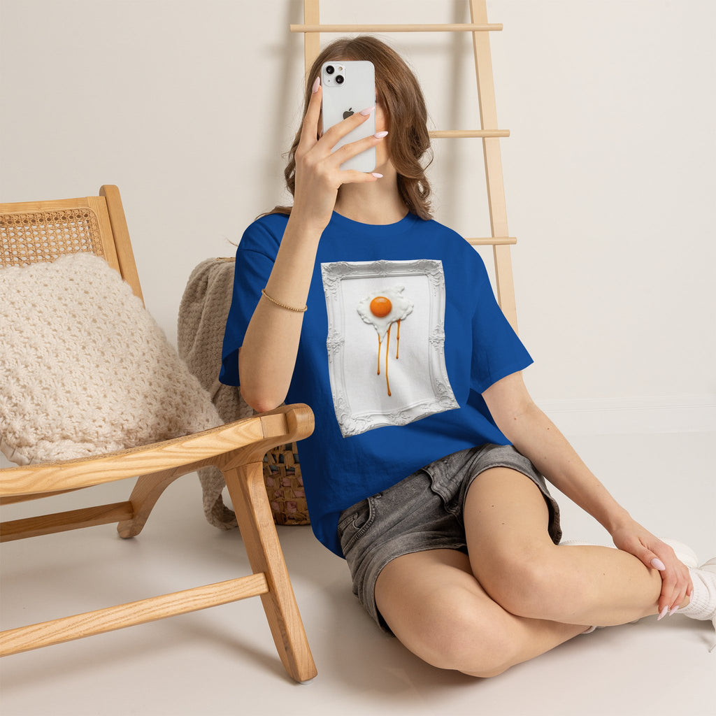 Artful Drip Fried Egg — T‑Shirt