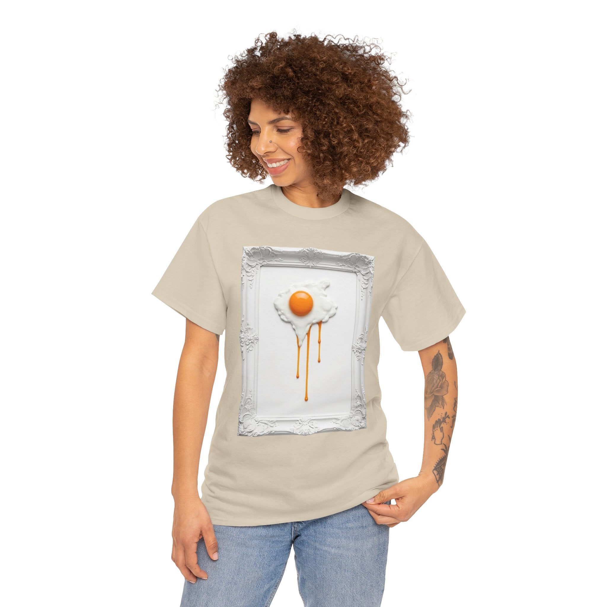 Artful Drip Fried Egg — T‑Shirt