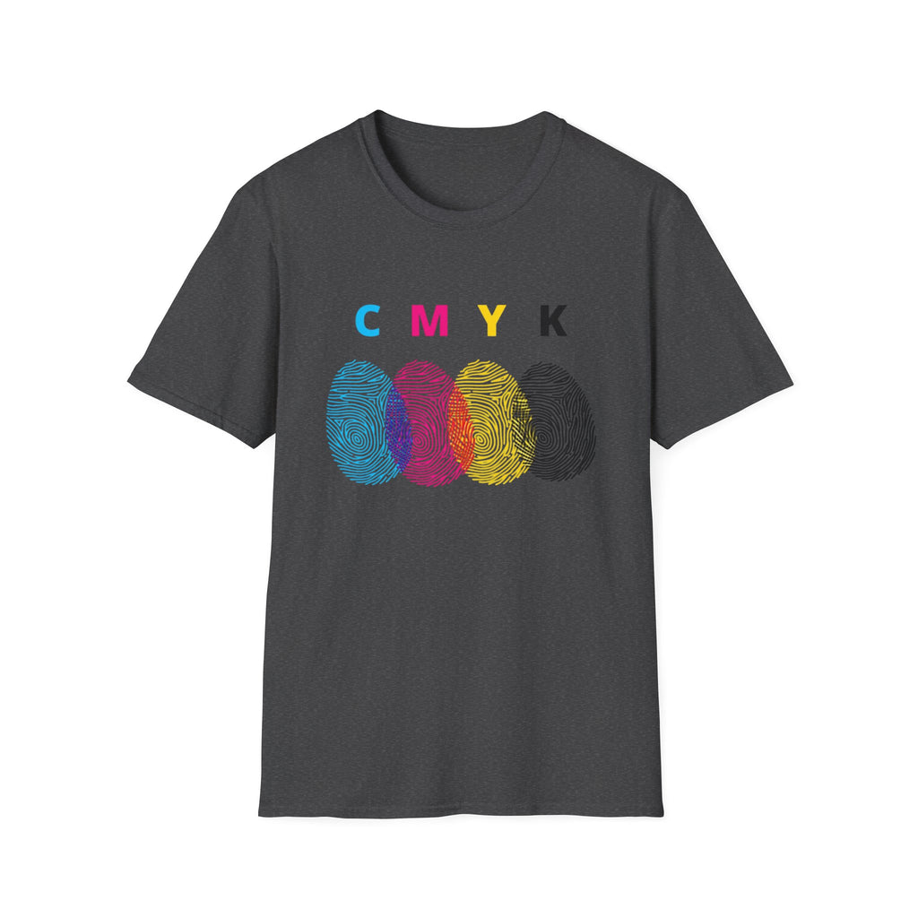 CMYK Fingerprint T-Shirt – Pop Art Graphic Tee