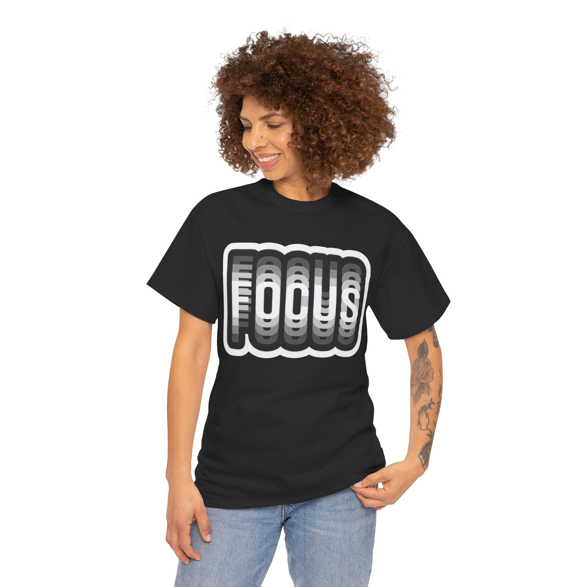 Focus Optical Illusion — T Shirt