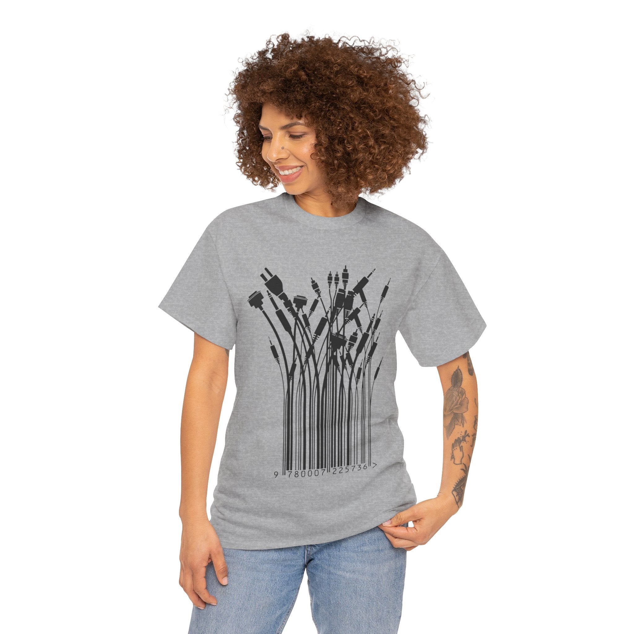 Barcode Wildflowers — T-Shirt