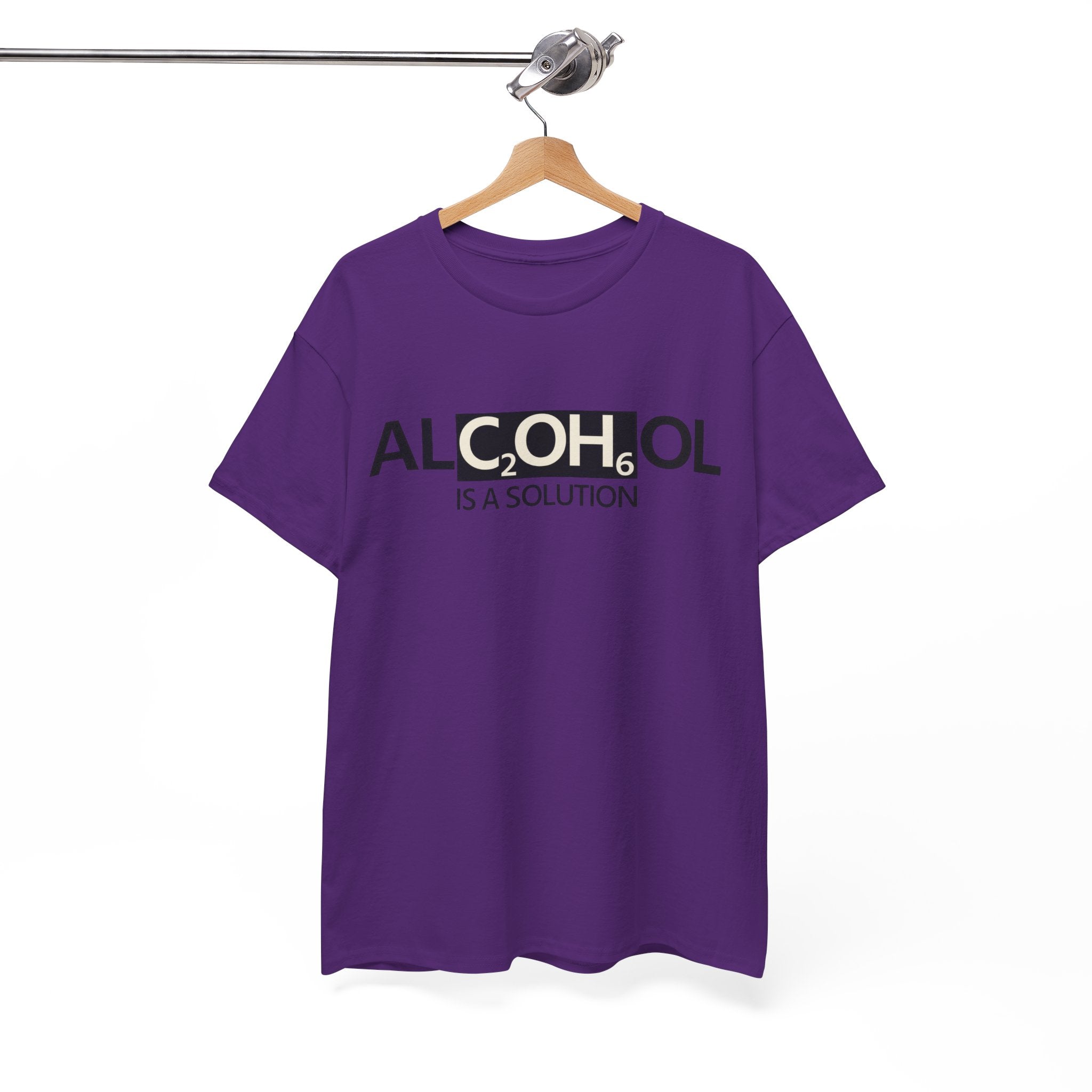 "Alcohol Is A Solution" — T-Shirt