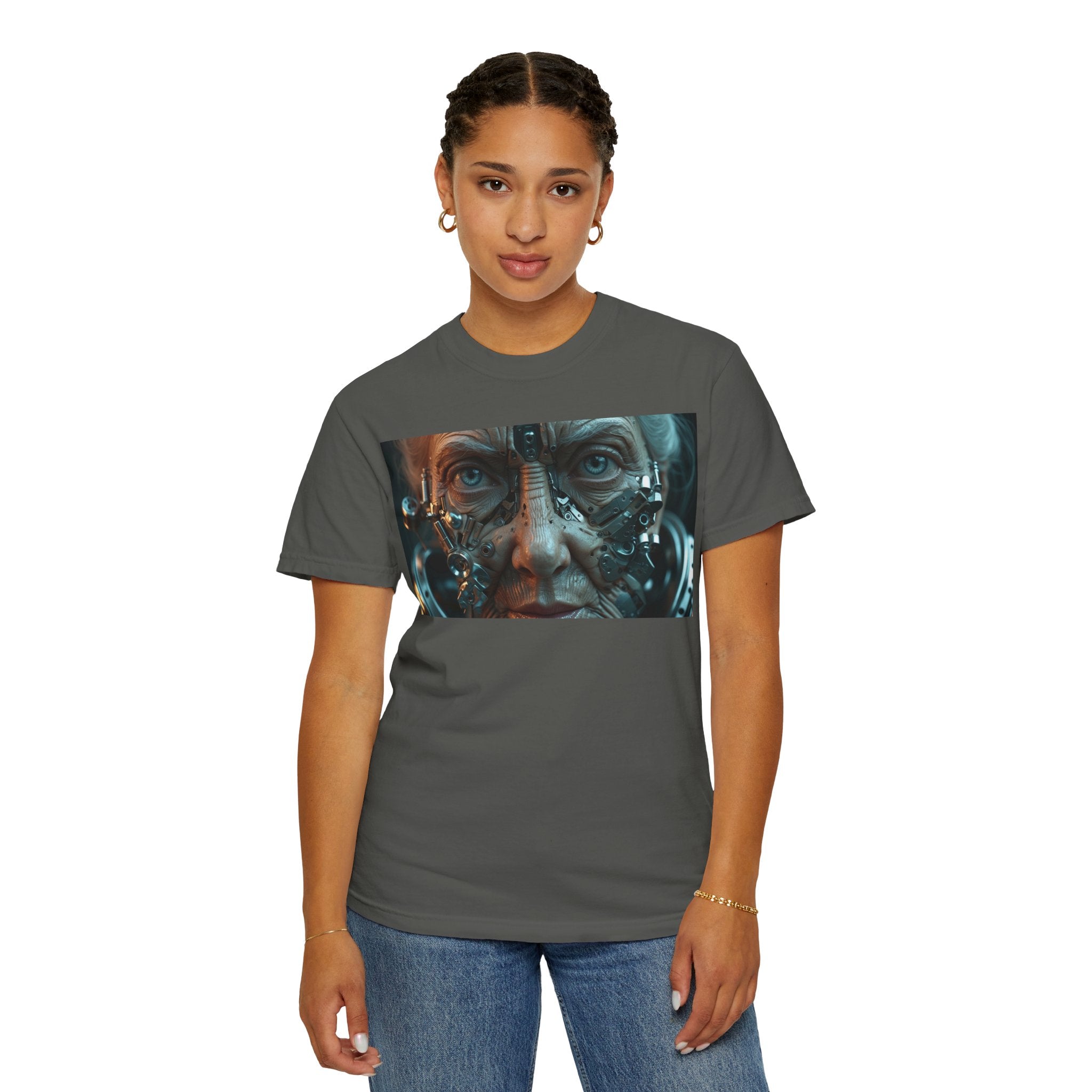 Cybernetic Old Face —T‑Shirt