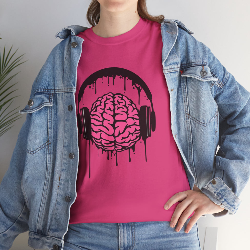 Music Lover Dripping Brain — T-Shirt
