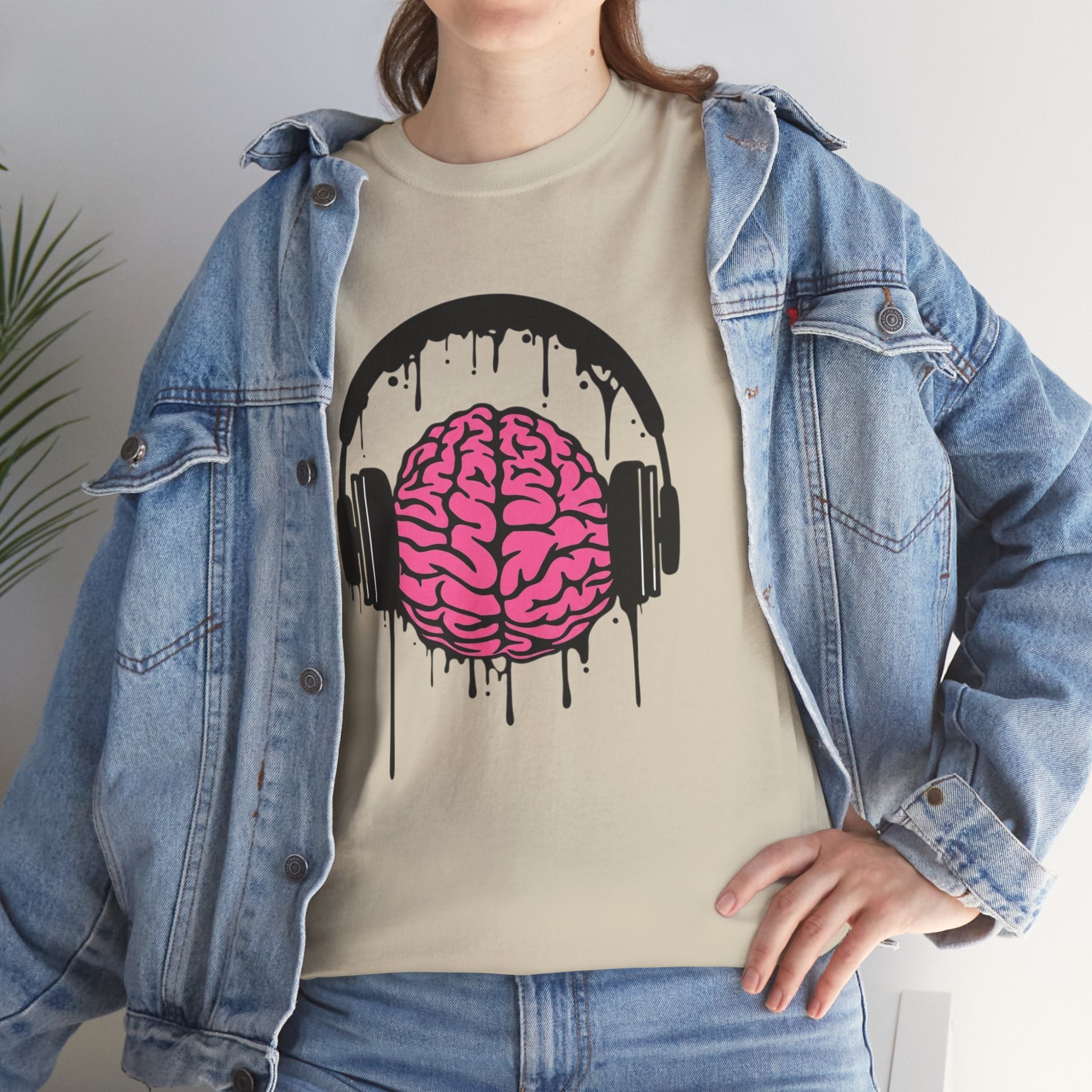 Music Lover Dripping Brain — T-Shirt