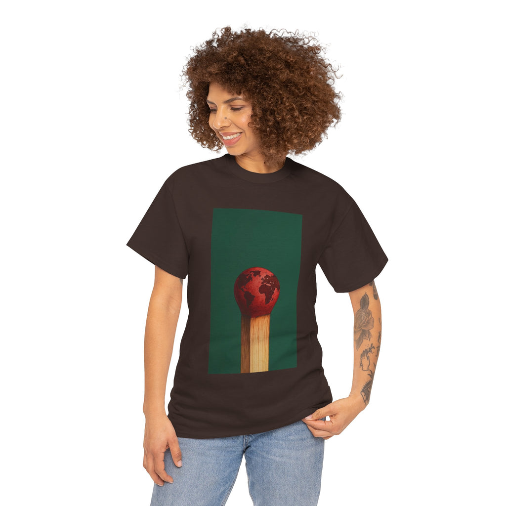 Matchstick Earth — T‑Shirt