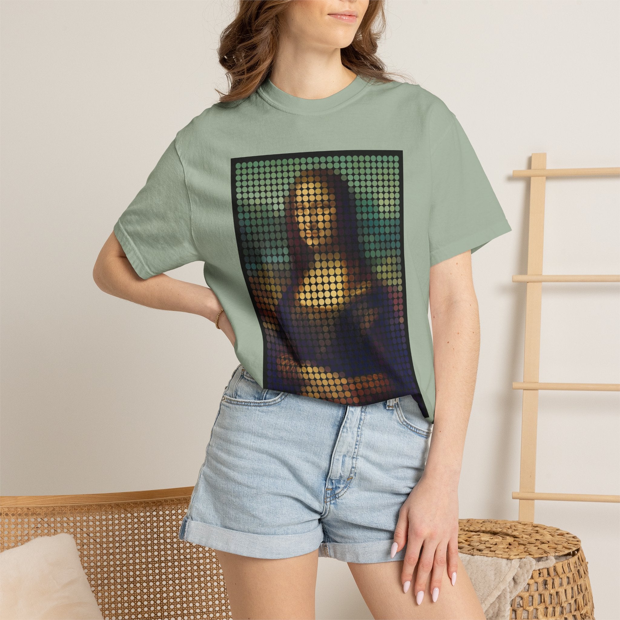 Mona Lisa Pixel Art — T-Shirt