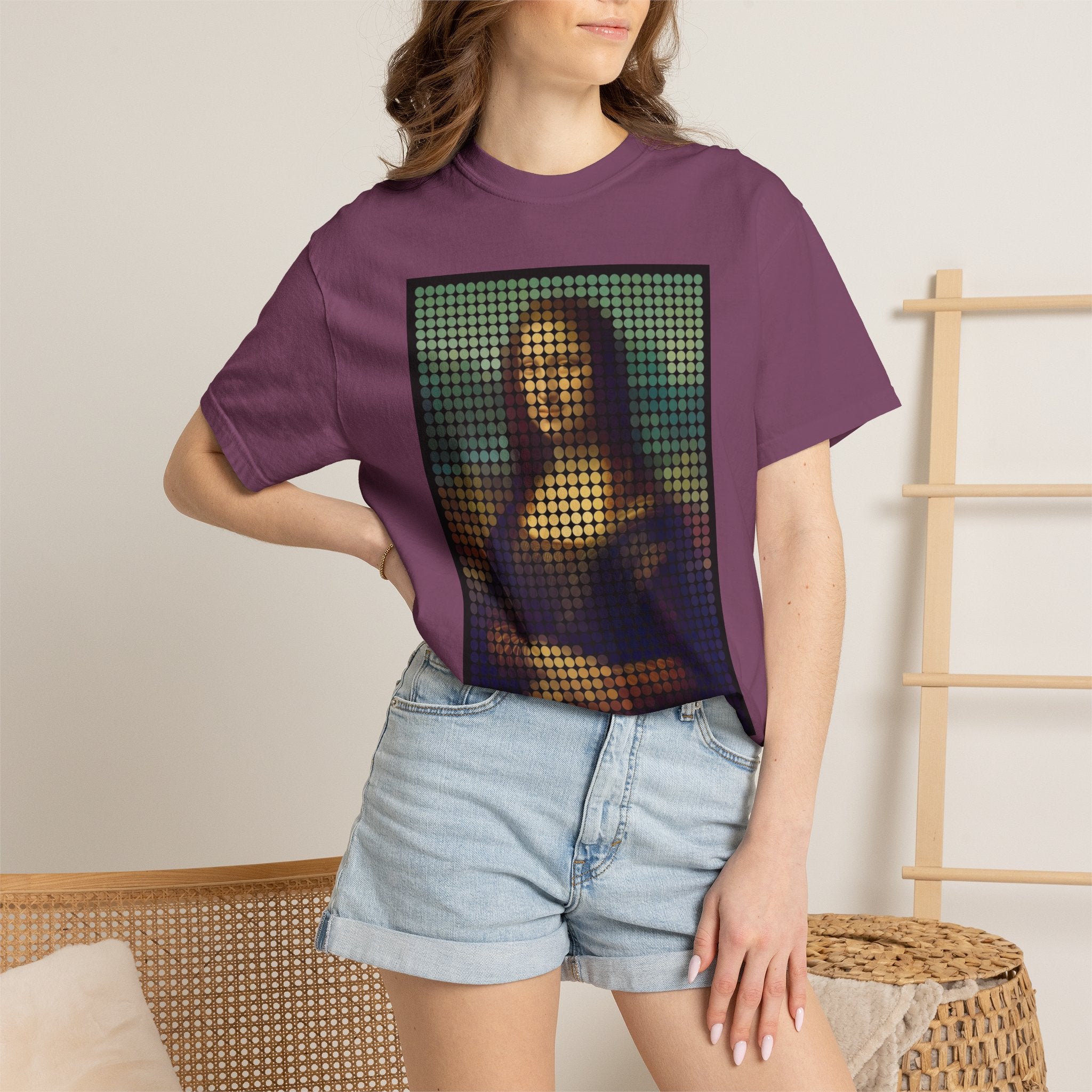 Mona Lisa Pixel Art — T-Shirt