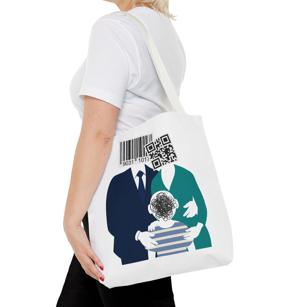 Barcode Family Portrait Tote Bag