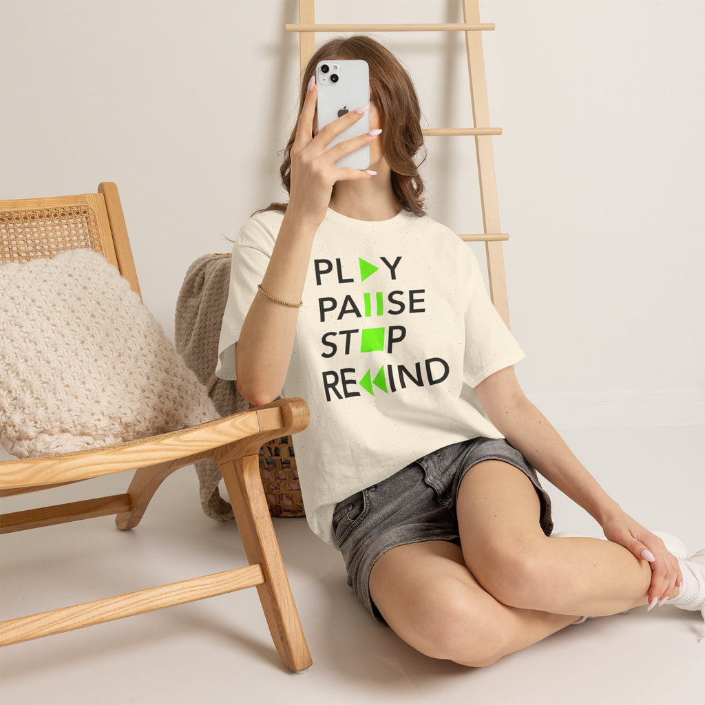 Play Pause Stop Rewind — T-Shirt