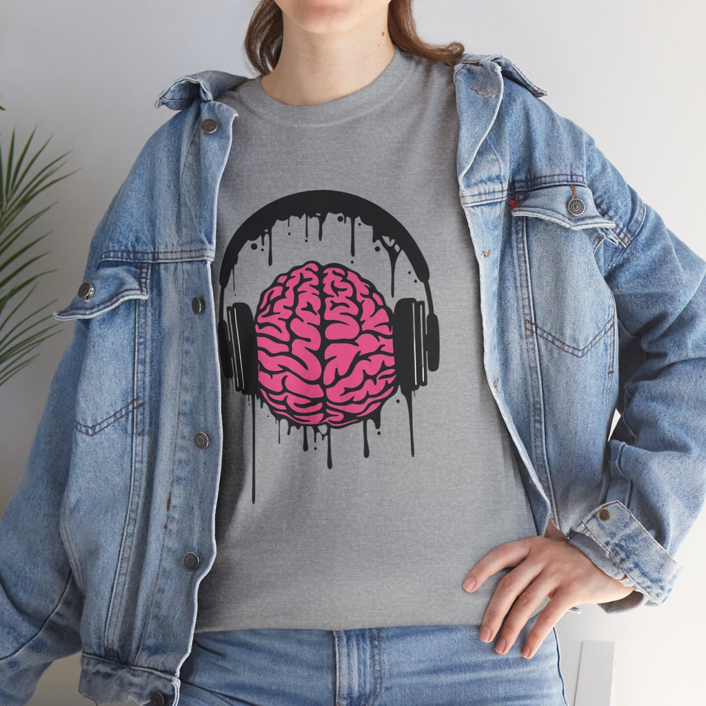 Music Lover Dripping Brain — T-Shirt