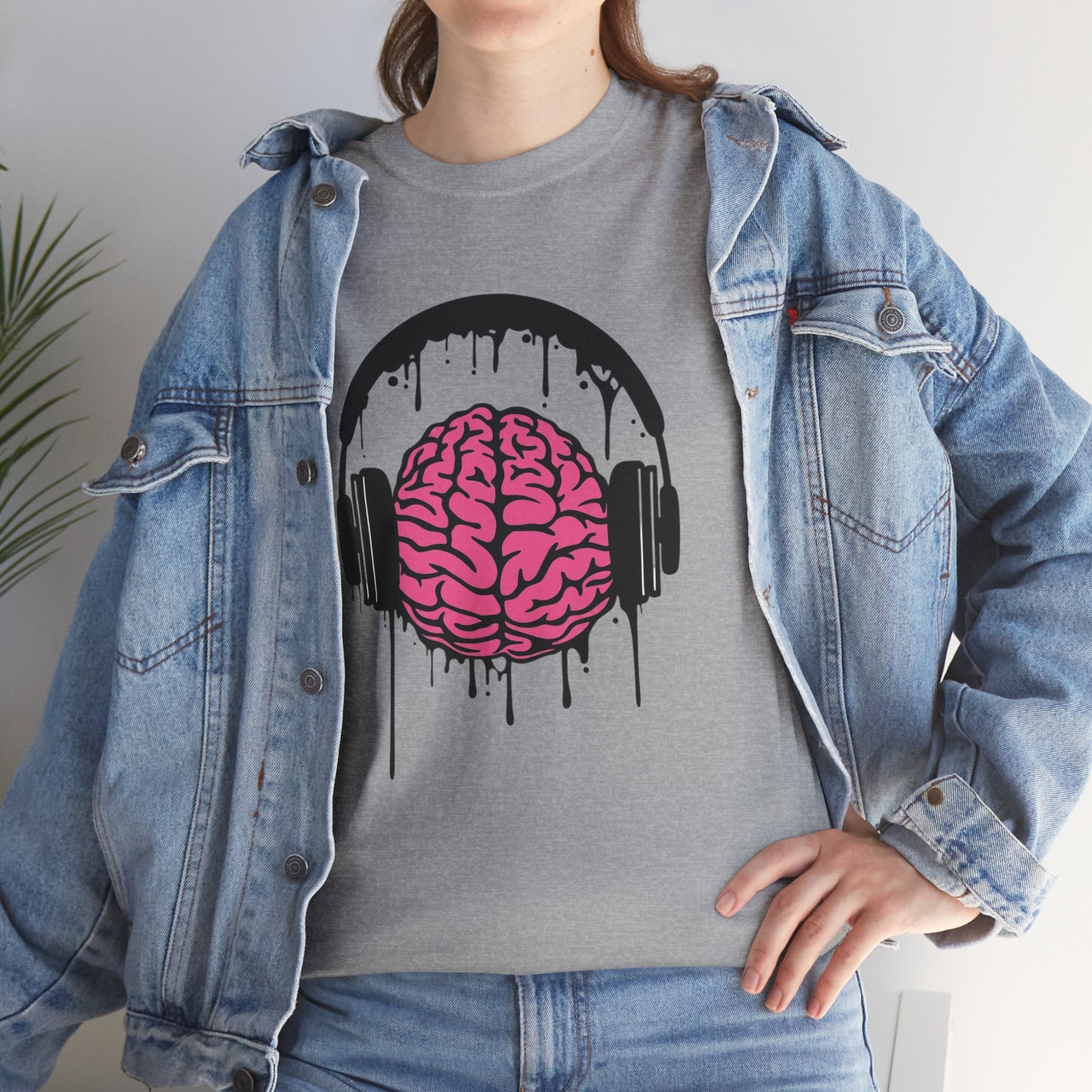 Music Lover Dripping Brain — T-Shirt
