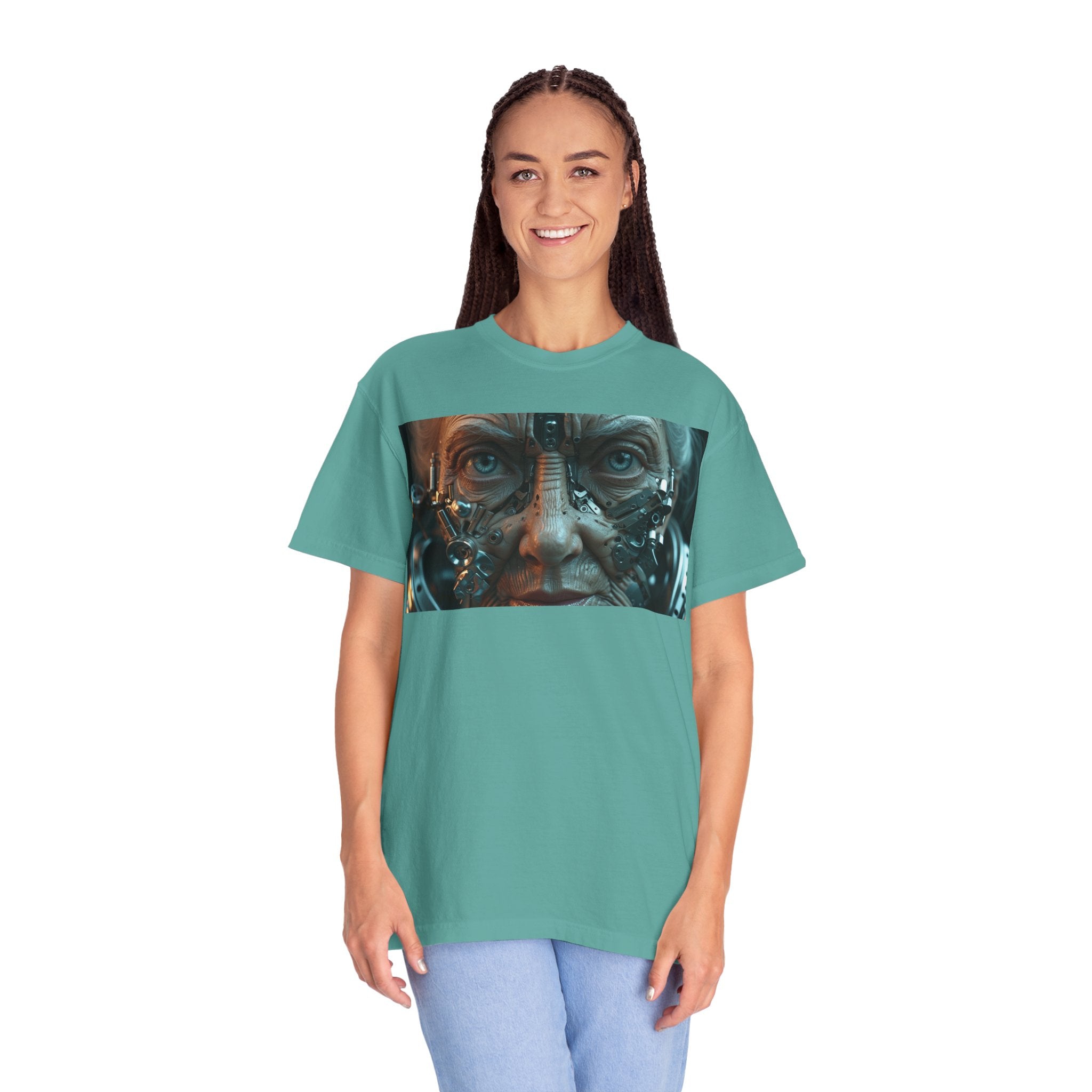 Cybernetic Old Face —T‑Shirt