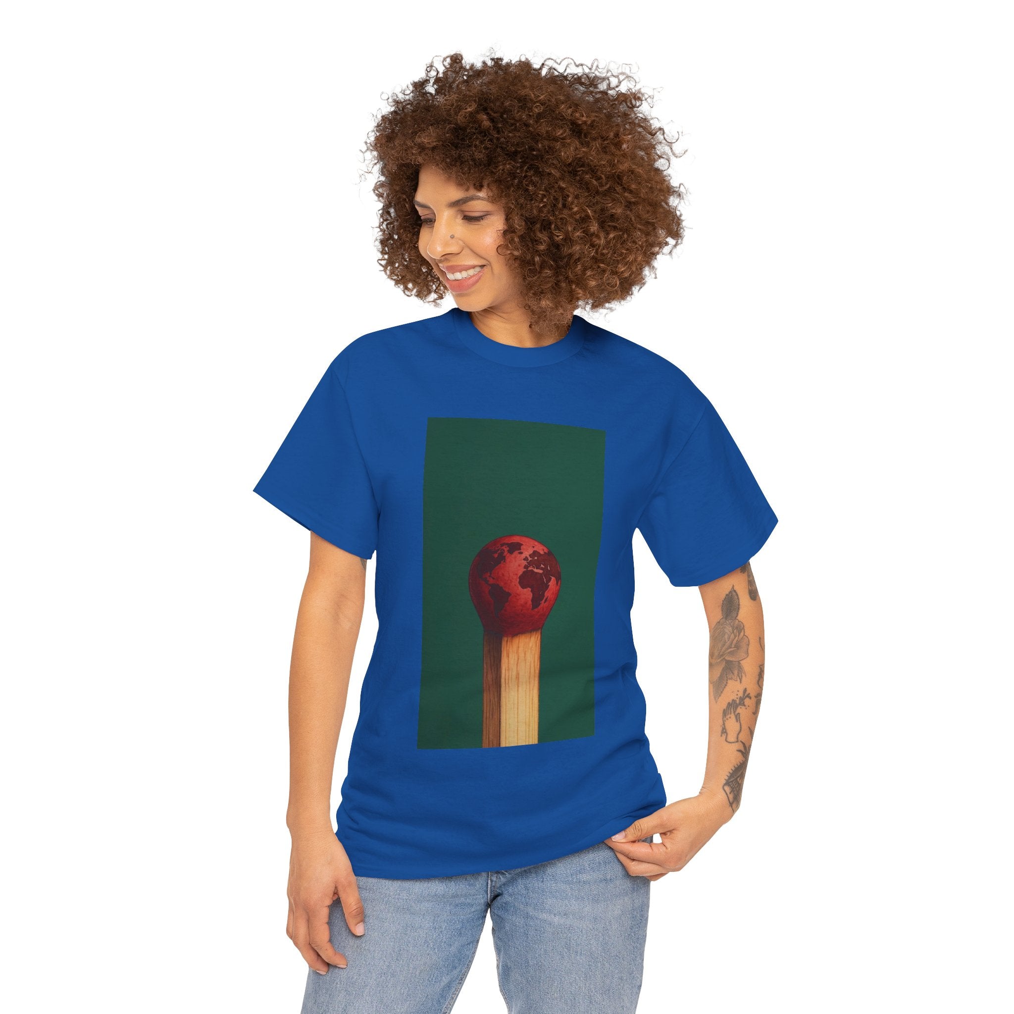Matchstick Earth — T‑Shirt