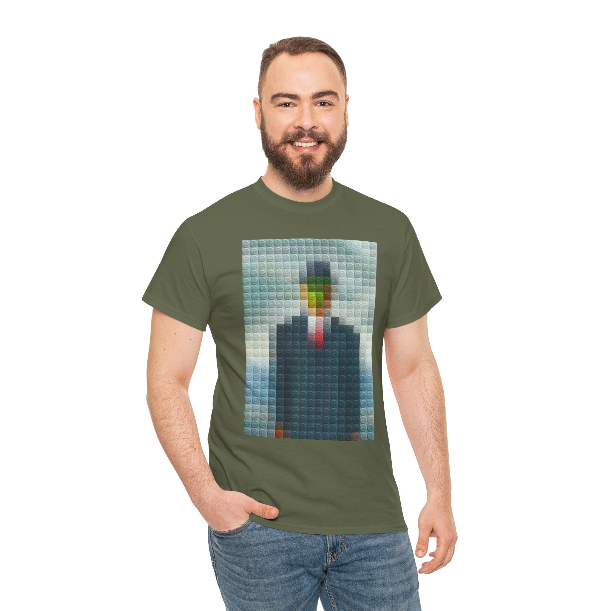 Surreal Pixelated Man - T-Shirt