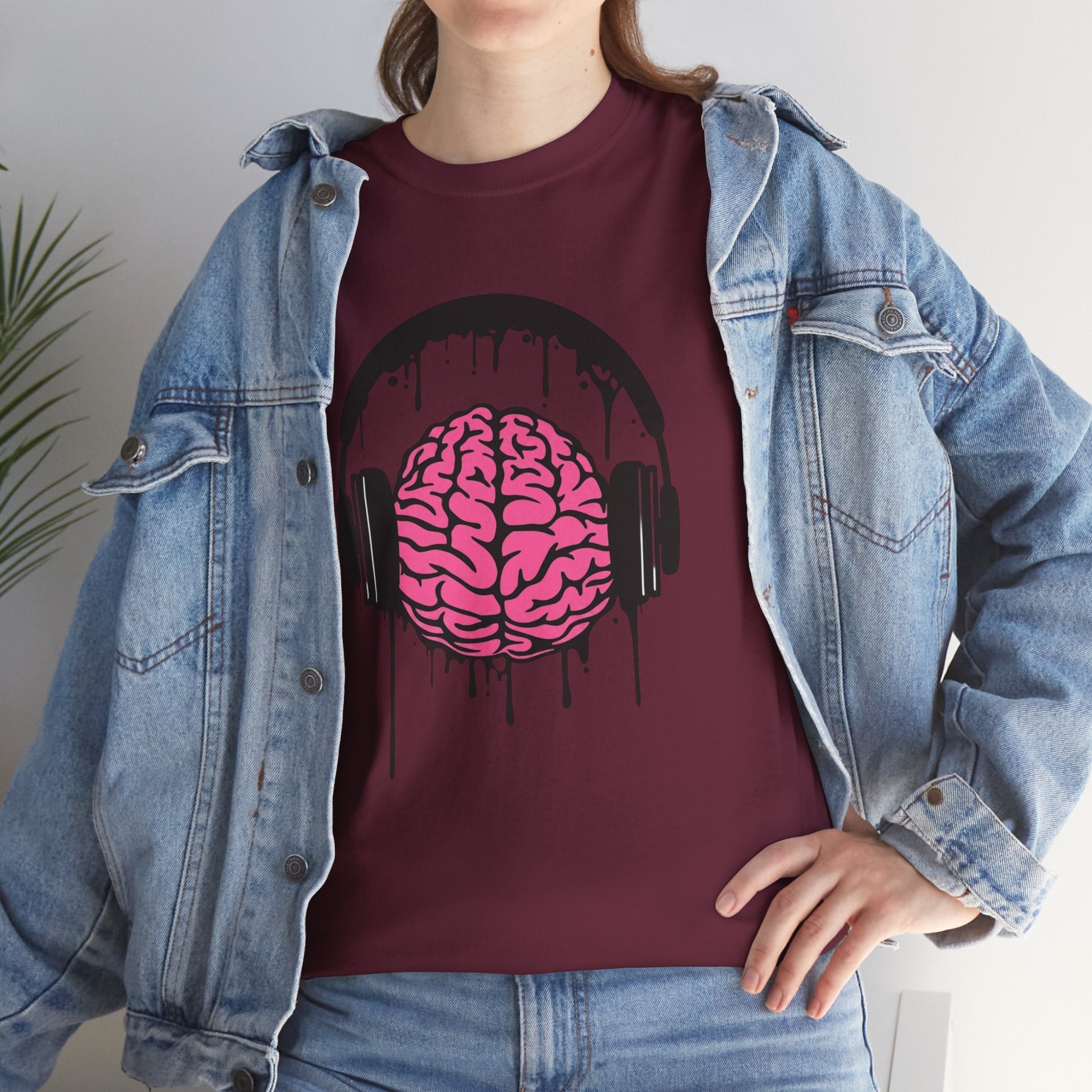 Music Lover Dripping Brain — T-Shirt