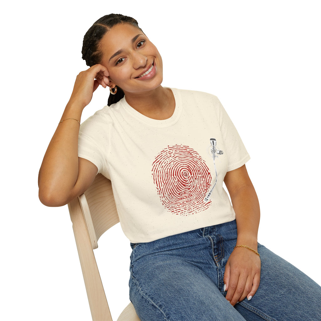 Fingerprint Turntable — T-Shirt