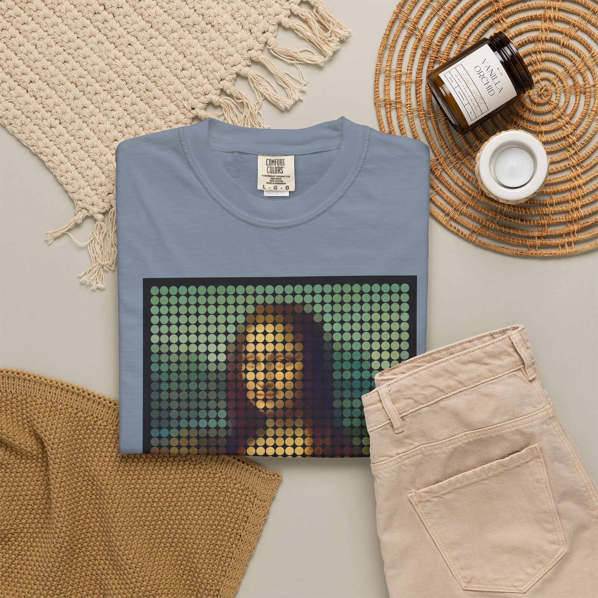 Mona Lisa Pixel Art — T-Shirt