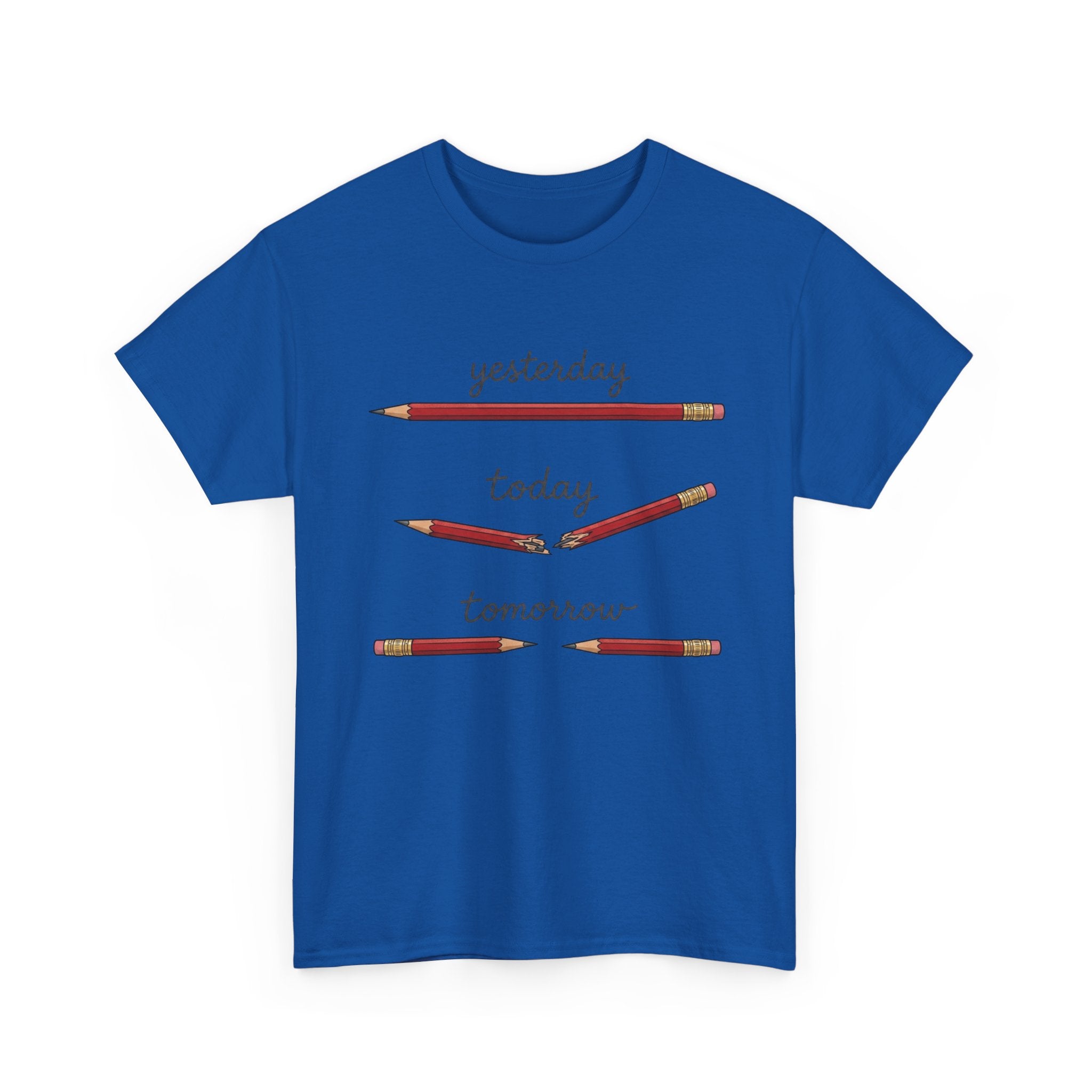"yesterday, today, tomorrow" — Tshirt