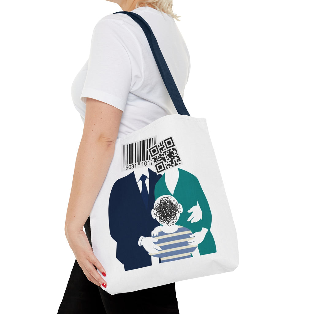 Barcode Family Portrait Tote Bag