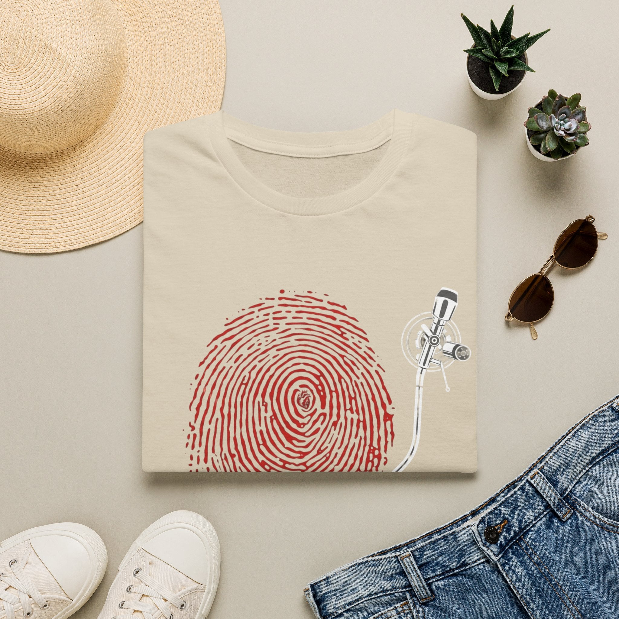 Fingerprint Turntable — T-Shirt