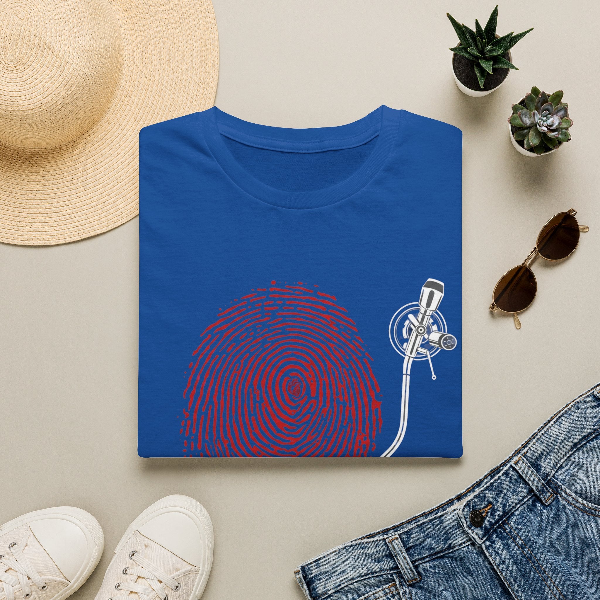 Fingerprint Turntable — T-Shirt