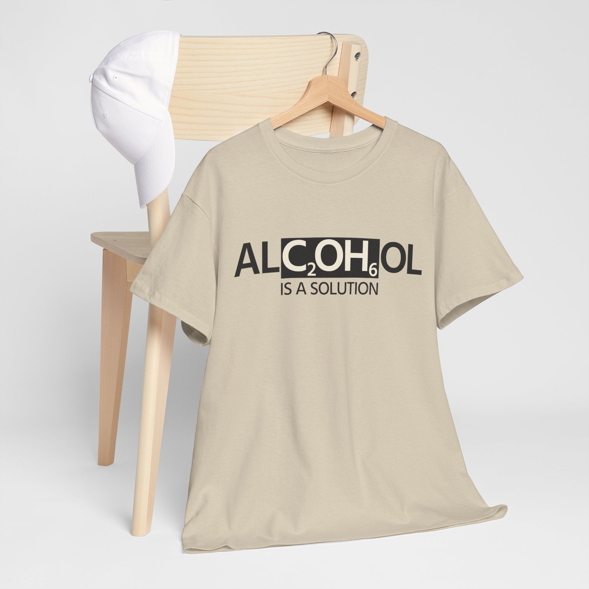 "Alcohol Is A Solution" — T-Shirt