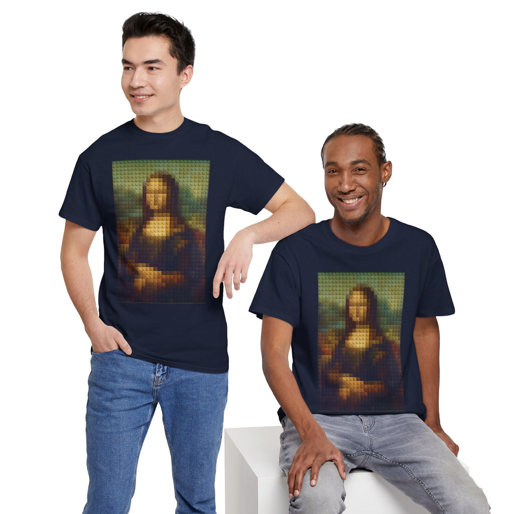 Pixelated Mona Lisa - T‑Shirt