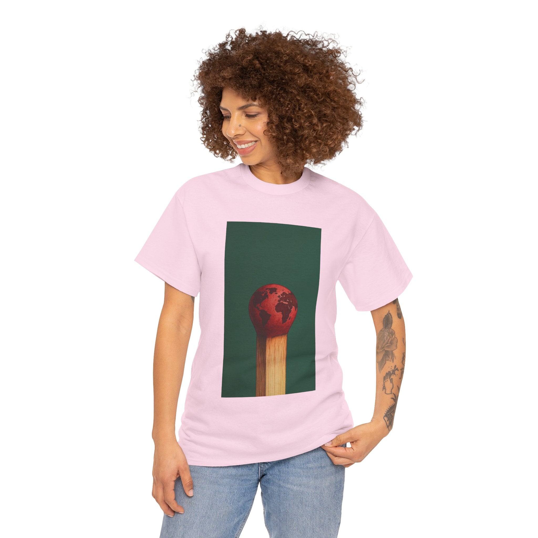 Matchstick Earth — T‑Shirt