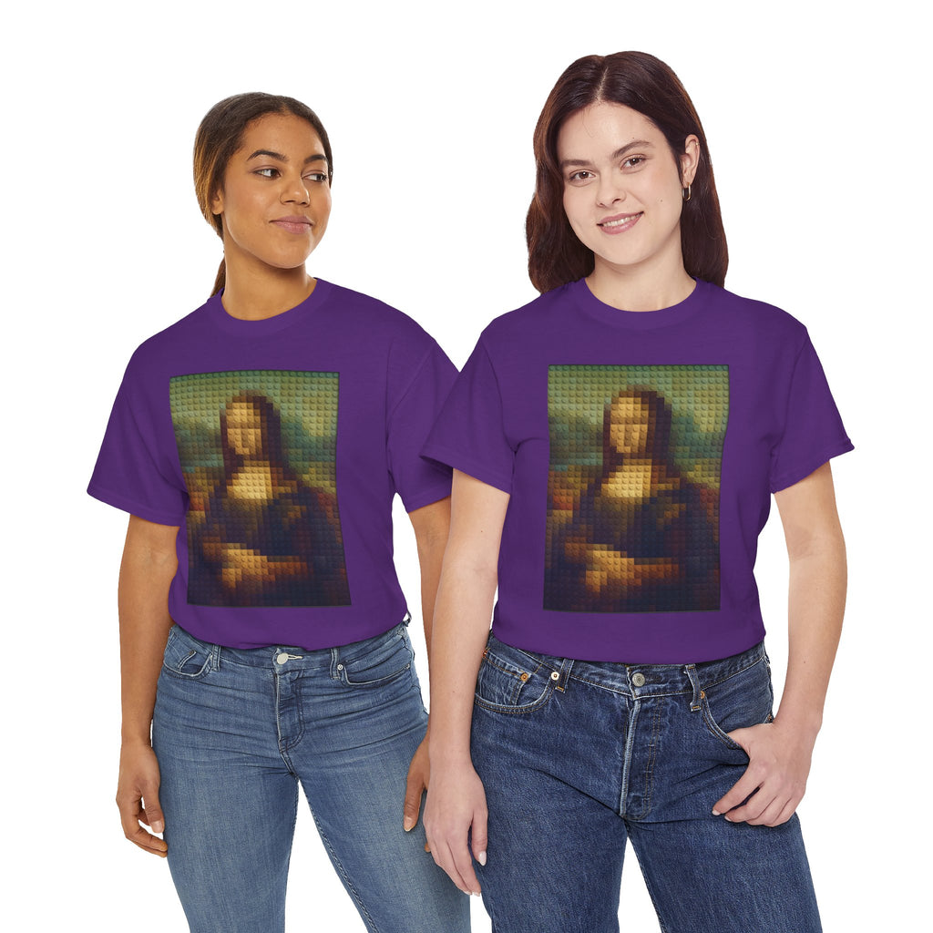 Pixelated Mona Lisa - T‑Shirt