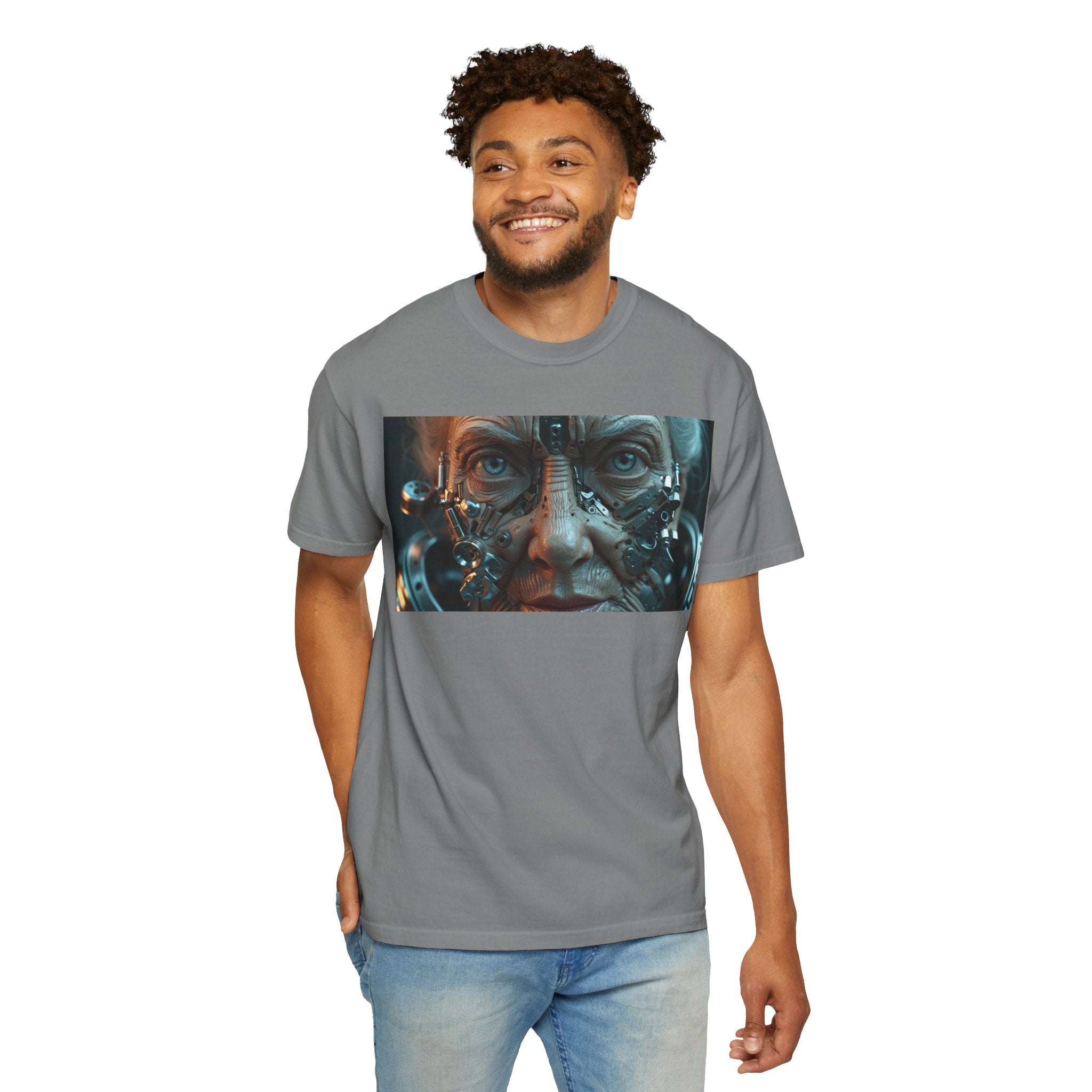 Cybernetic Old Face —T‑Shirt