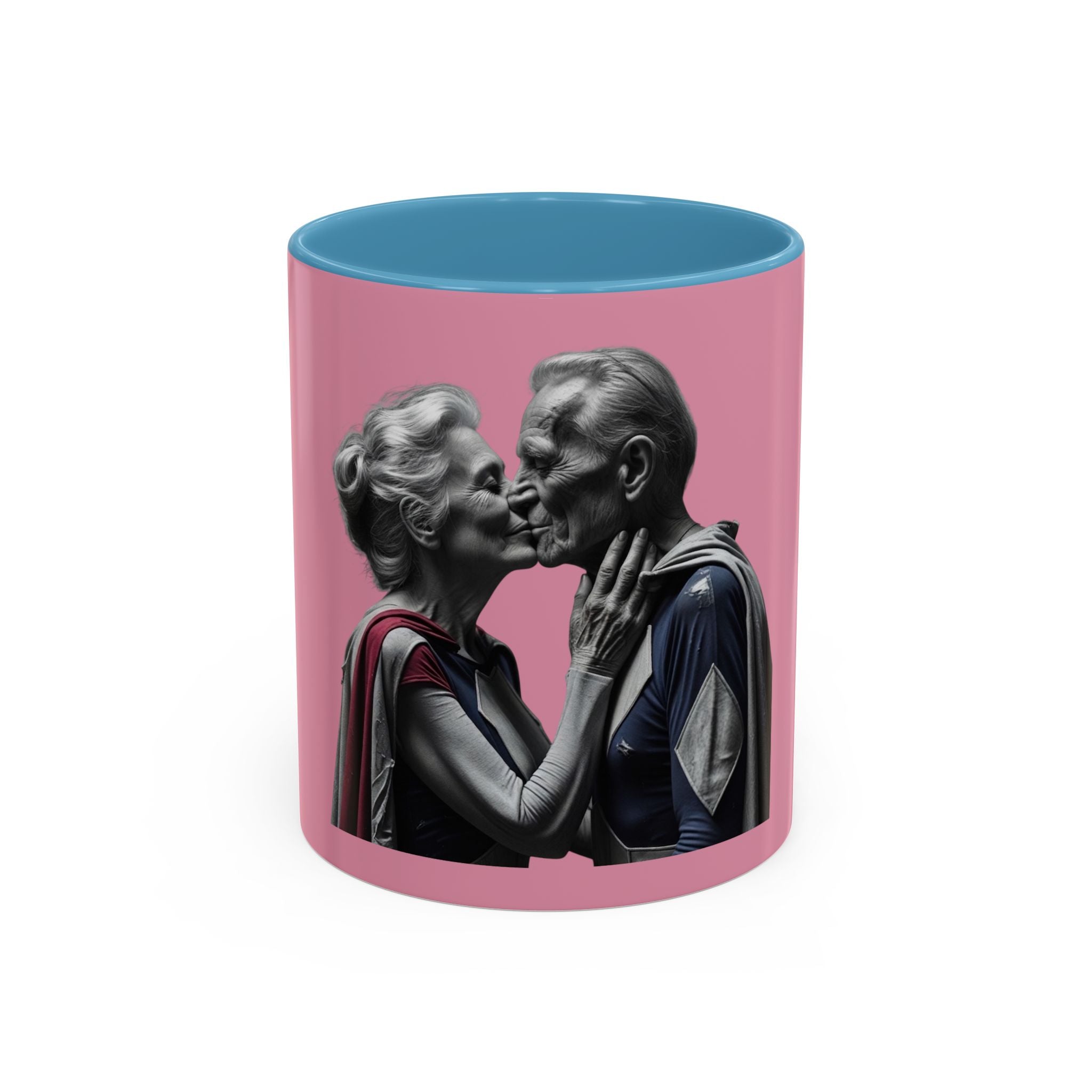 Elderly Superhero Couple — Coffee Mug