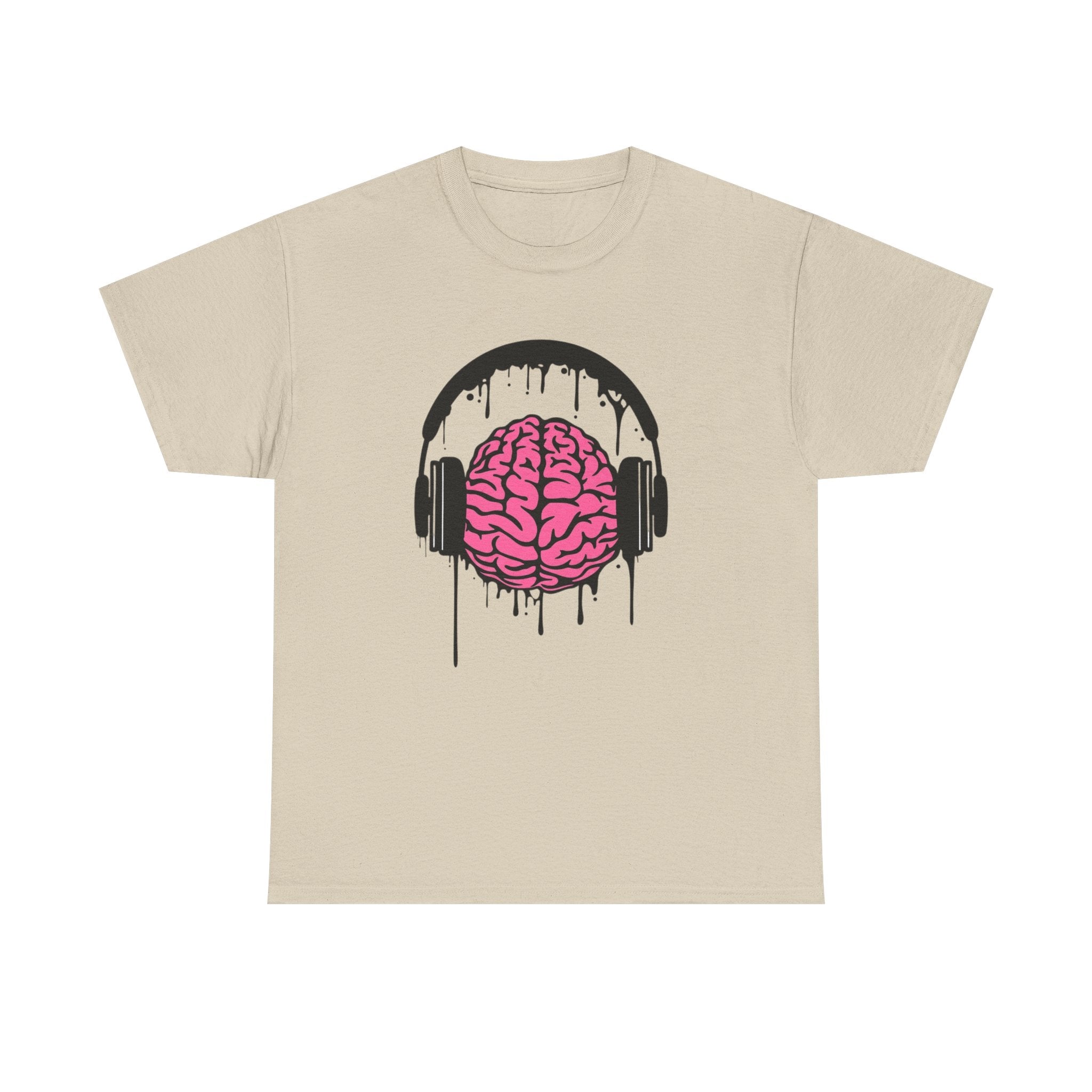 Music Lover Dripping Brain — T-Shirt