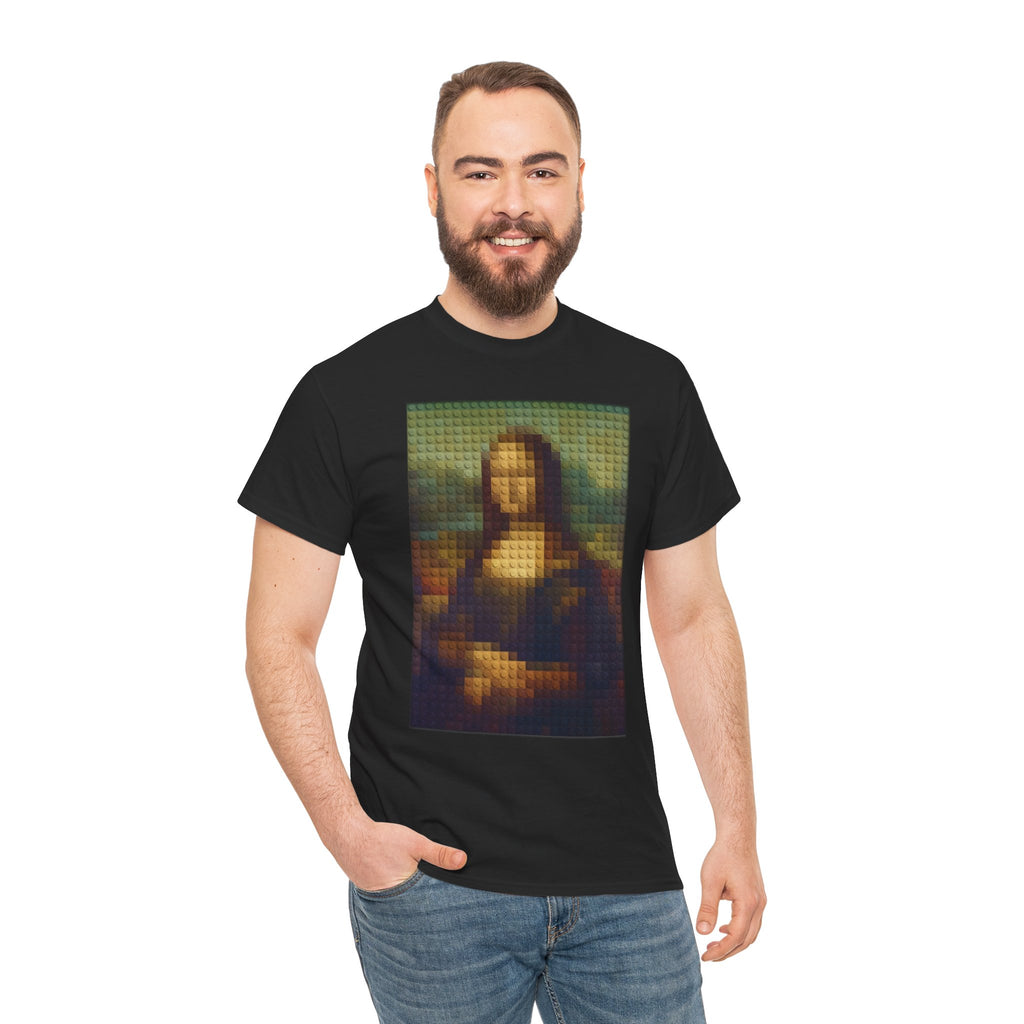 Pixelated Mona Lisa - T‑Shirt