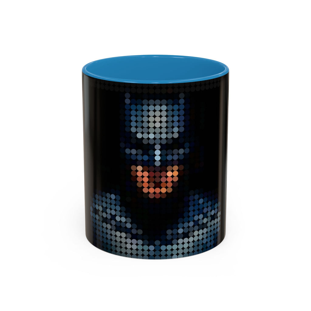 Pixel Art Dark Knight Coffee Mug – Superhero Ceramic Mug
