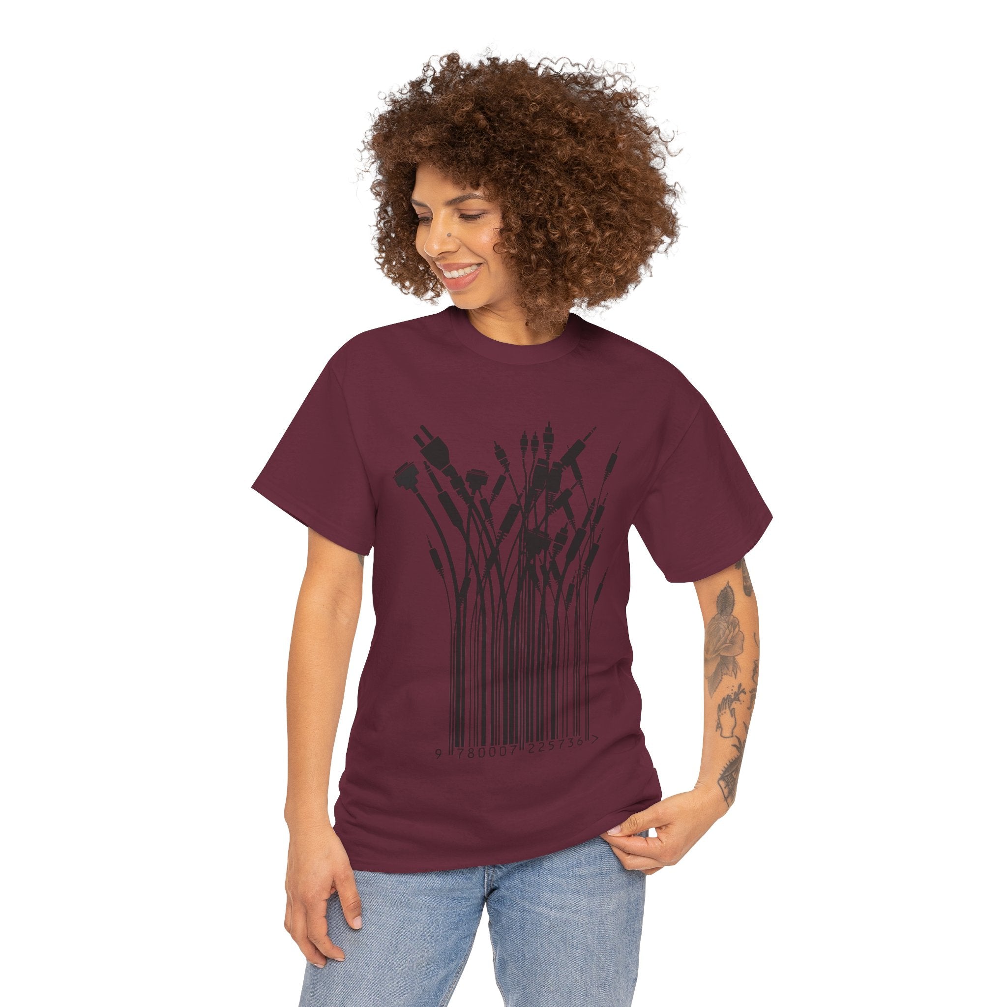 Barcode Wildflowers — T-Shirt