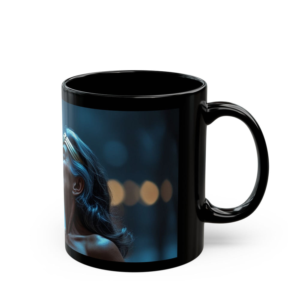 Romantic Batman & Wonder Woman Kiss — Coffee Cup