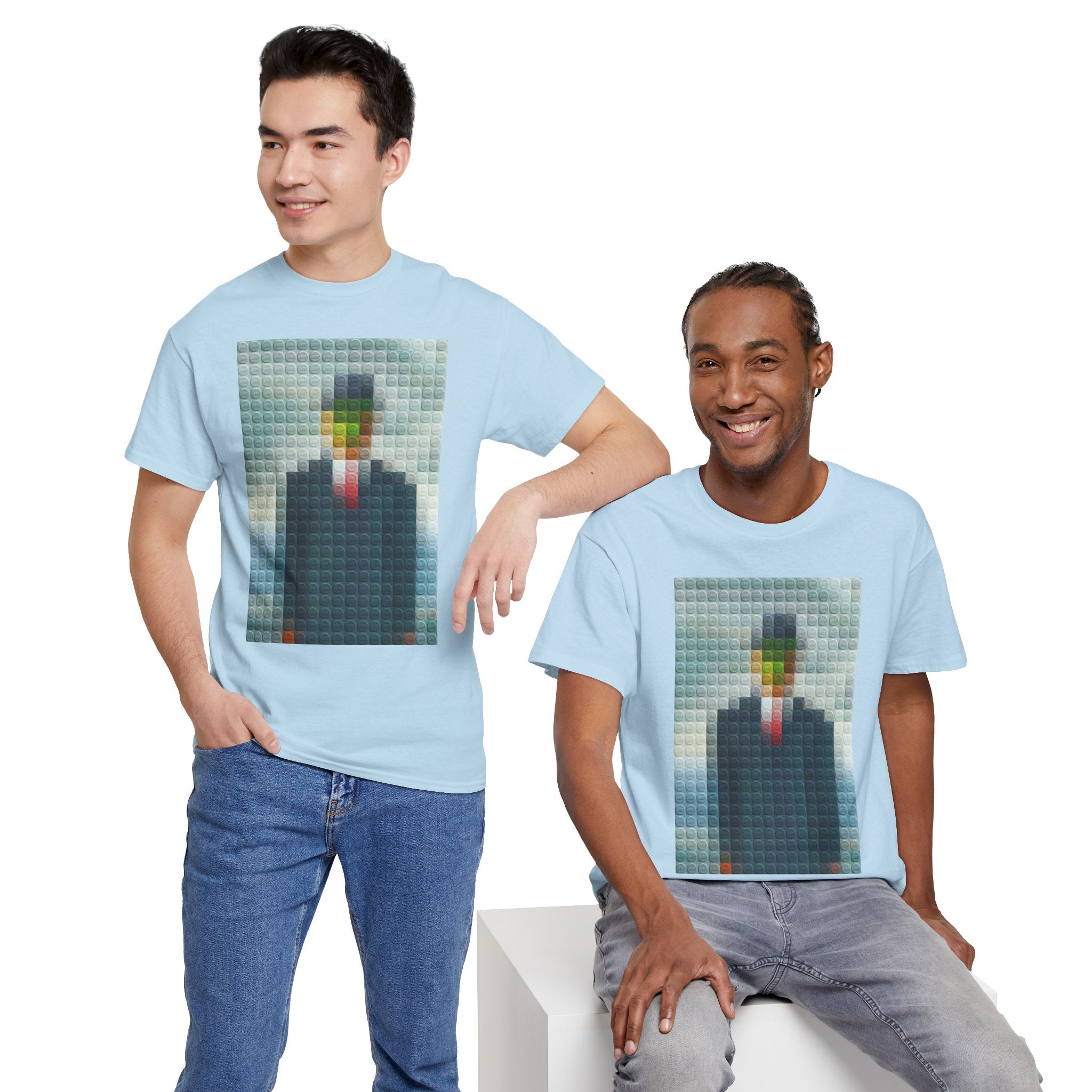 Surreal Pixelated Man - T-Shirt