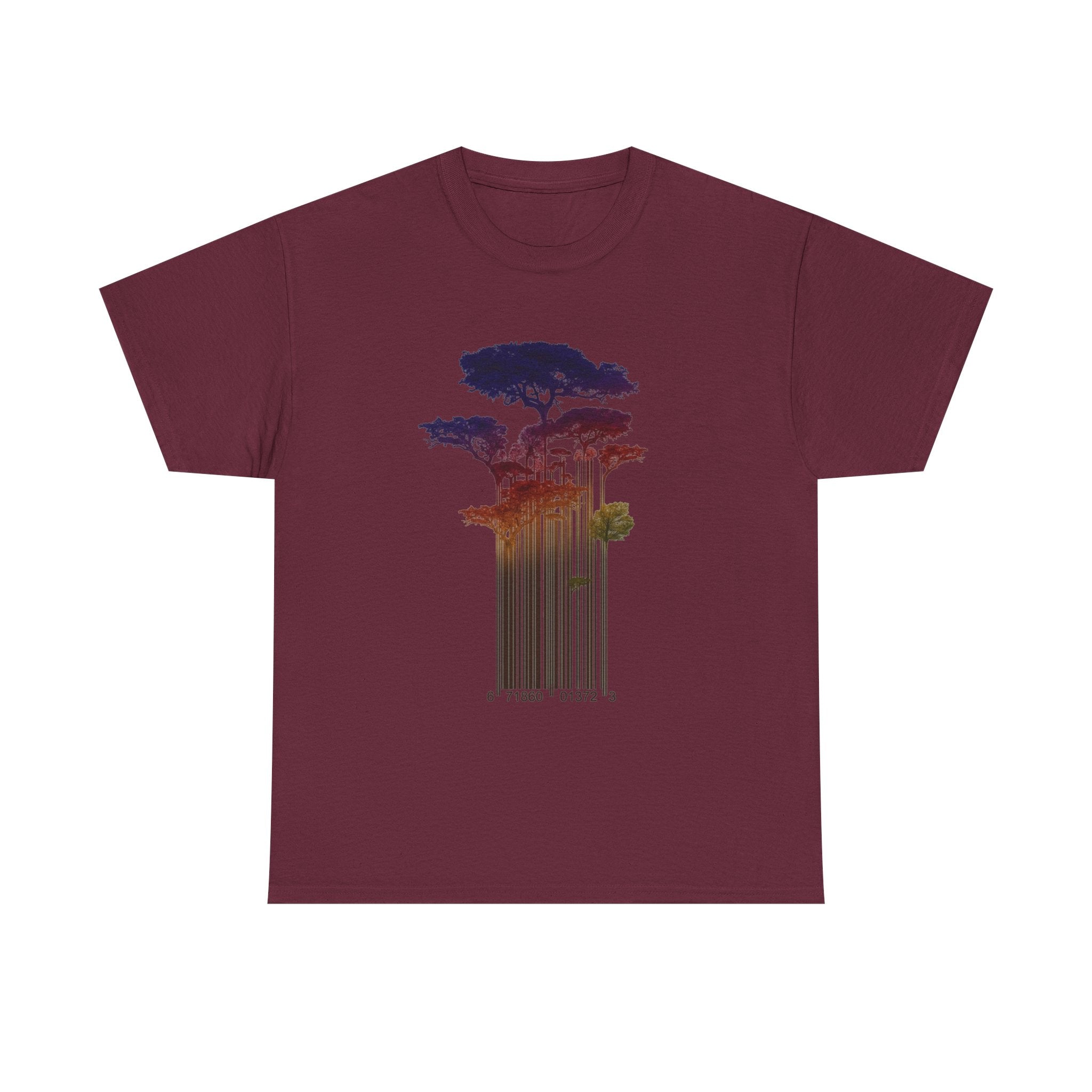 Barcode Forest T‑Shirt