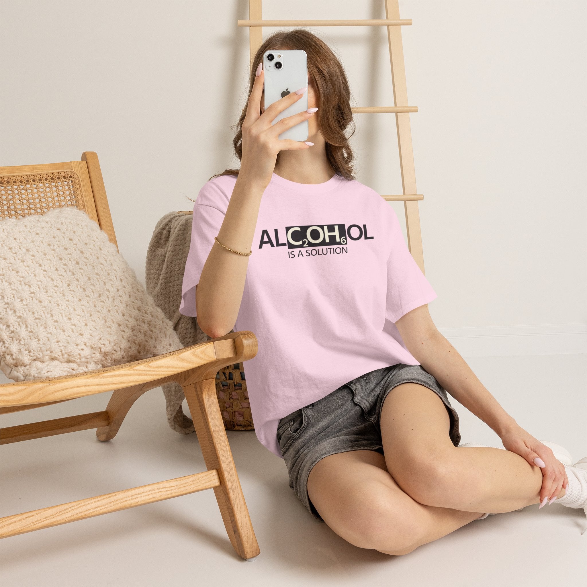 "Alcohol Is A Solution" — T-Shirt
