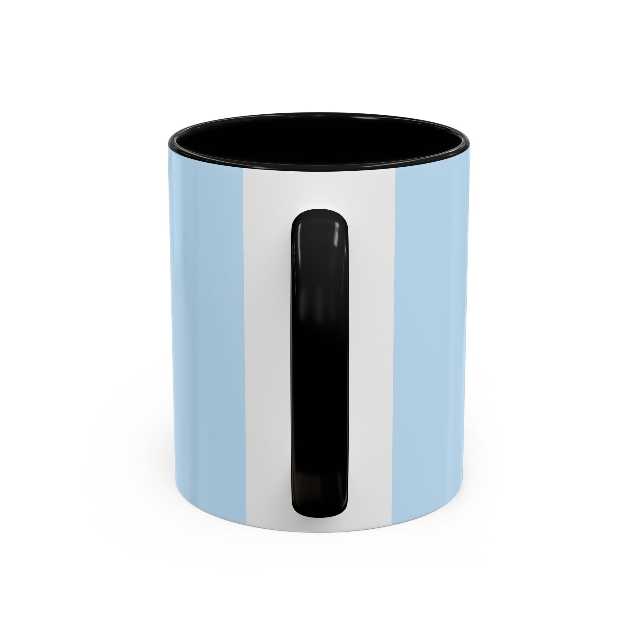 Less Is More Minimalist Accent Coffee Mug — Blue 11/15oz