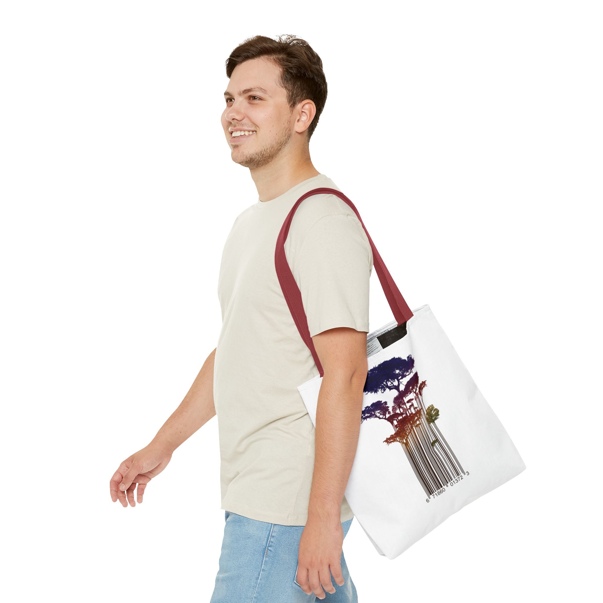 Barcode Forest — Tote Bag