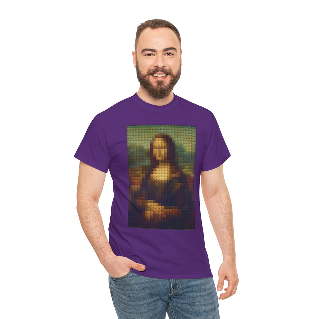 Pixelated Mona Lisa - T‑Shirt