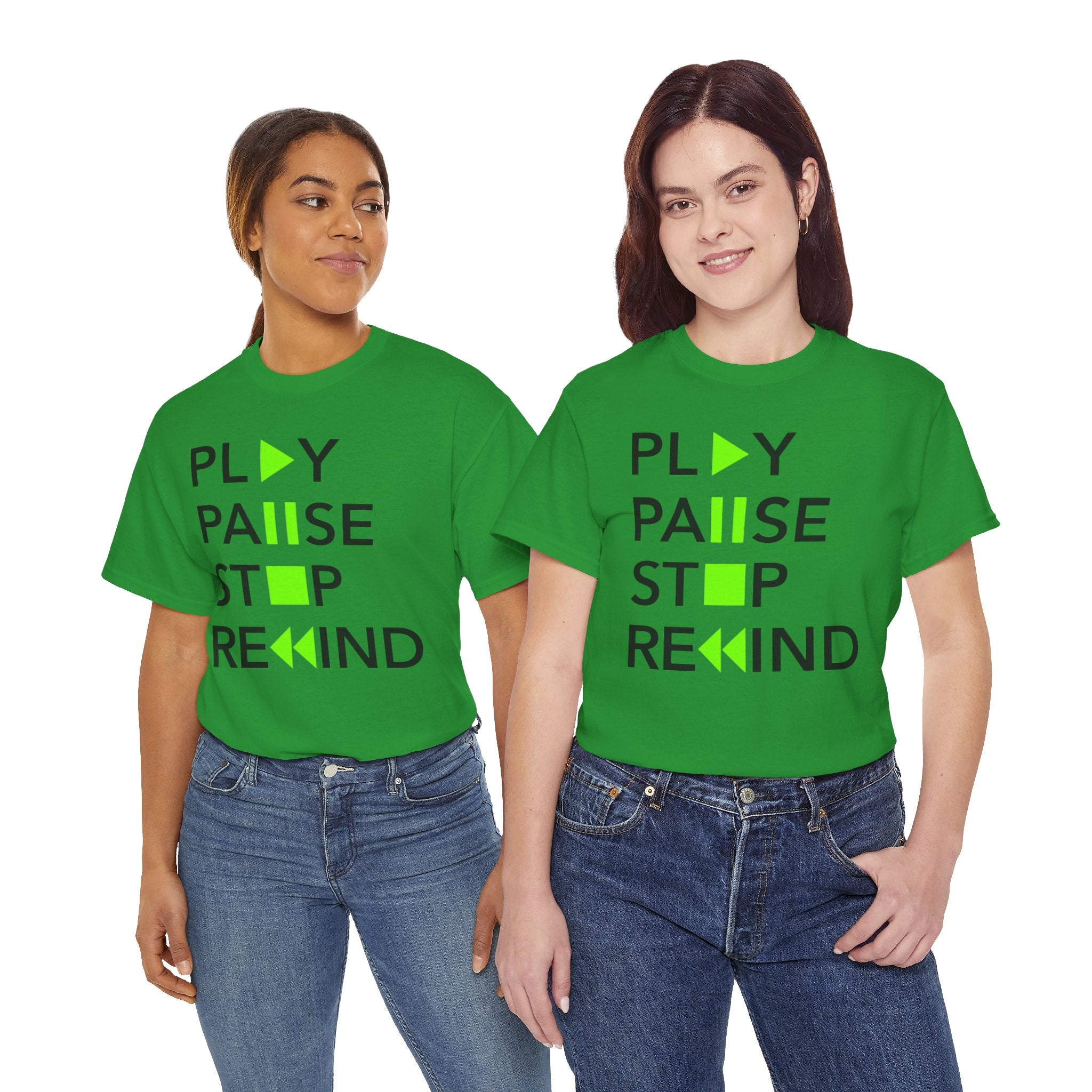 Play Pause Stop Rewind — T-Shirt