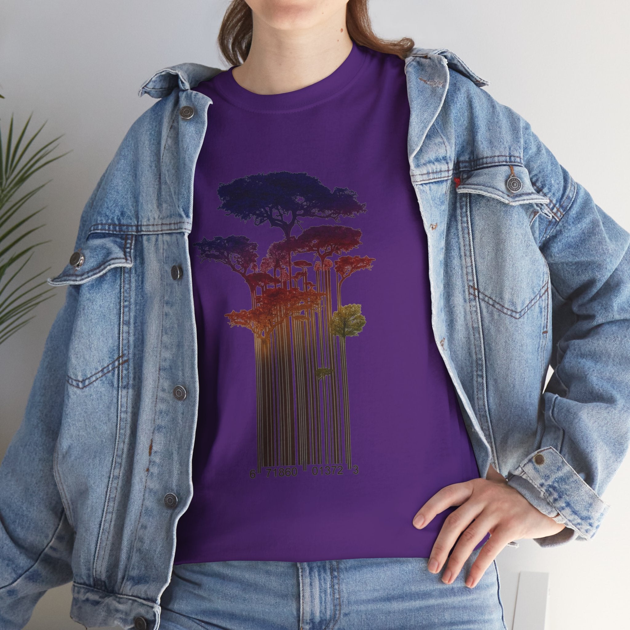 Barcode Forest T‑Shirt